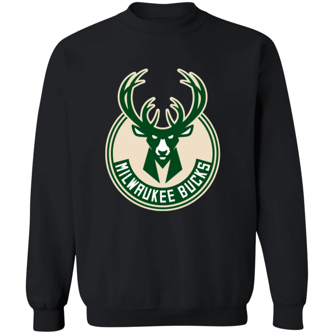 Milwaukee Bucks Logo Crewneck Sweatshirt - Image 2
