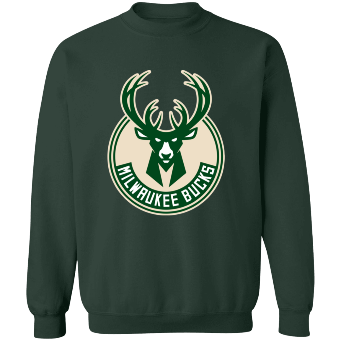 Milwaukee Bucks Logo Crewneck Sweatshirt - Image 4