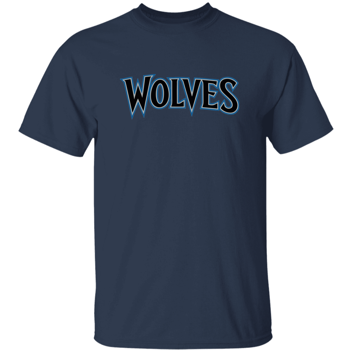 Minnesota Timberwolves Wordmark Logo T-Shirt - Image 4