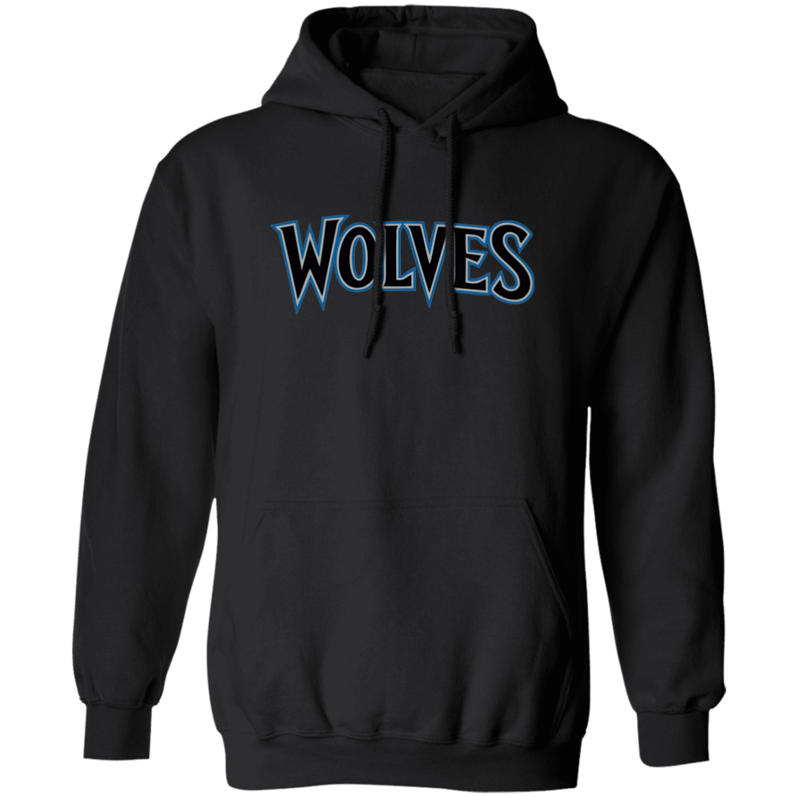 Minnesota Timberwolves Wordmark Logo Pullover Hoodie - Image 2