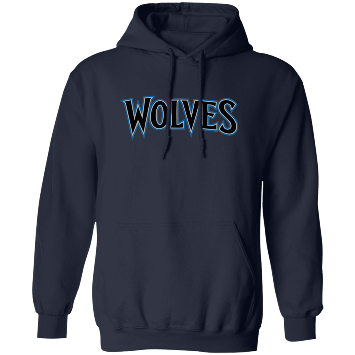 Minnesota Timberwolves Wordmark Logo Pullover Hoodie - Image 3