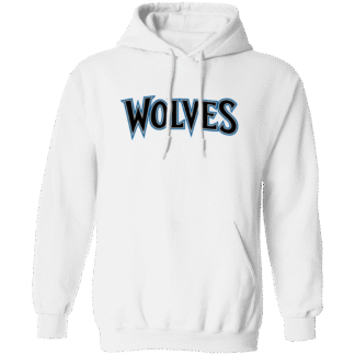 Minnesota Timberwolves Wordmark Logo Pullover Hoodie