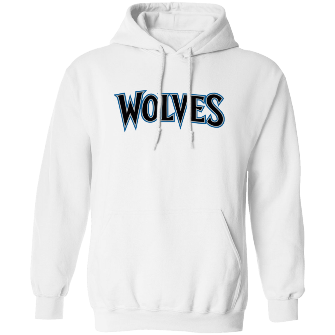 Minnesota Timberwolves Wordmark Logo Pullover Hoodie