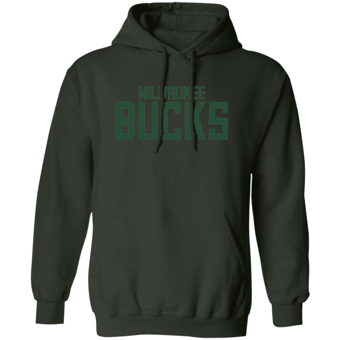 Milwaukee Bucks Wordmark Logo Pullover Hoodie - Image 4