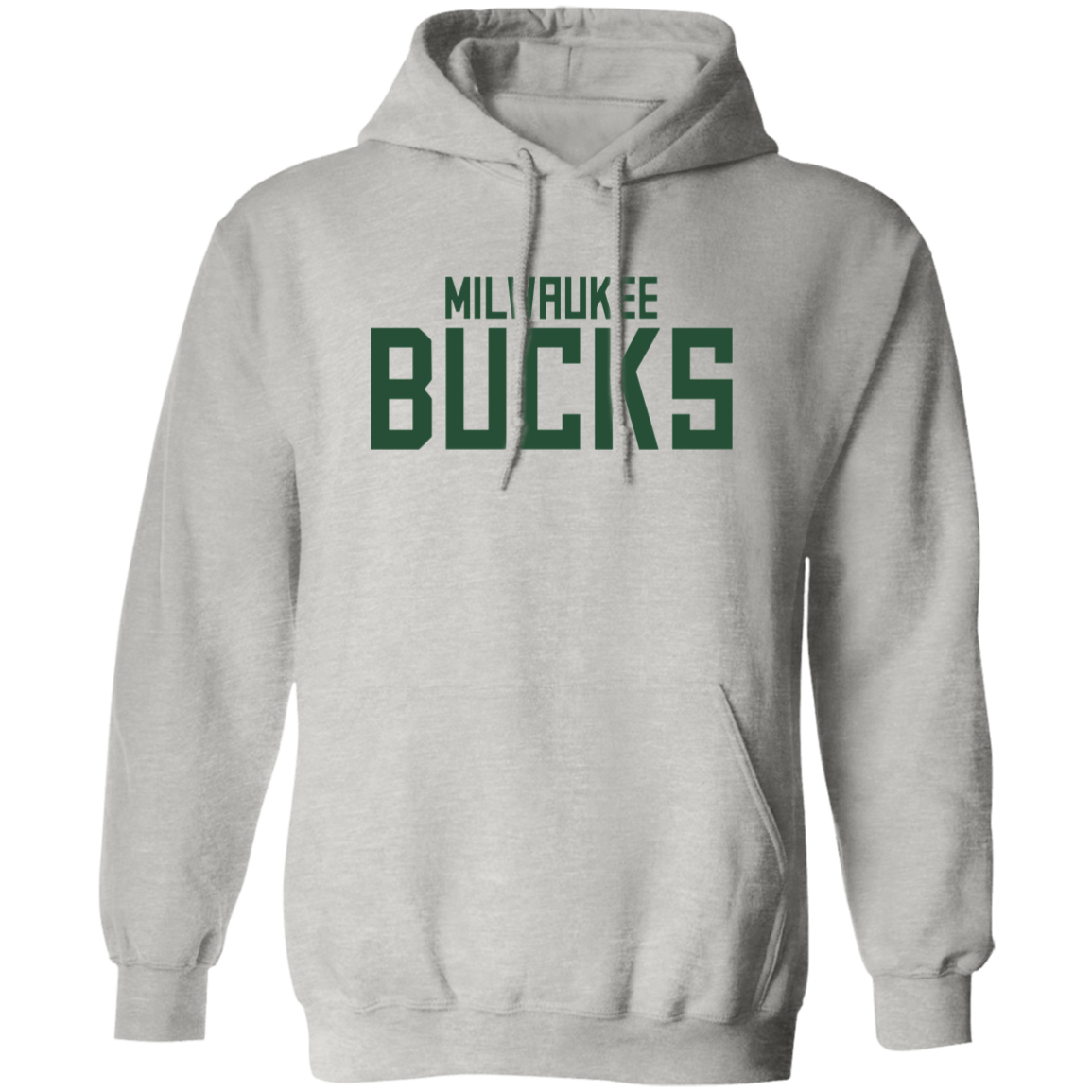 Milwaukee Bucks Wordmark Logo Pullover Hoodie