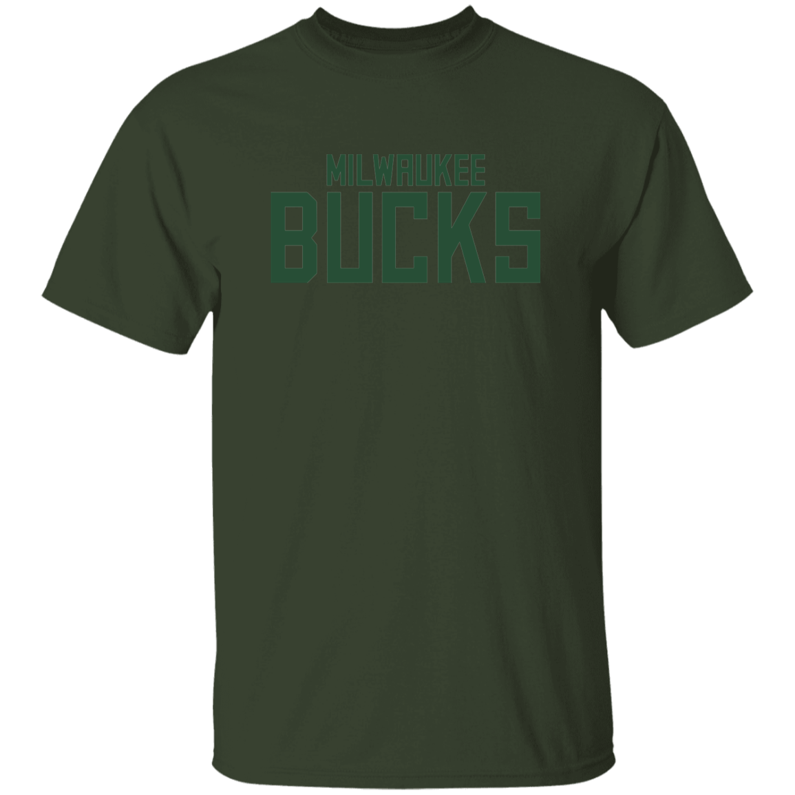Milwaukee Bucks Wordmark Logo T-Shirt - Image 4