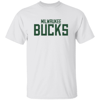 Milwaukee Bucks Wordmark Logo T-Shirt