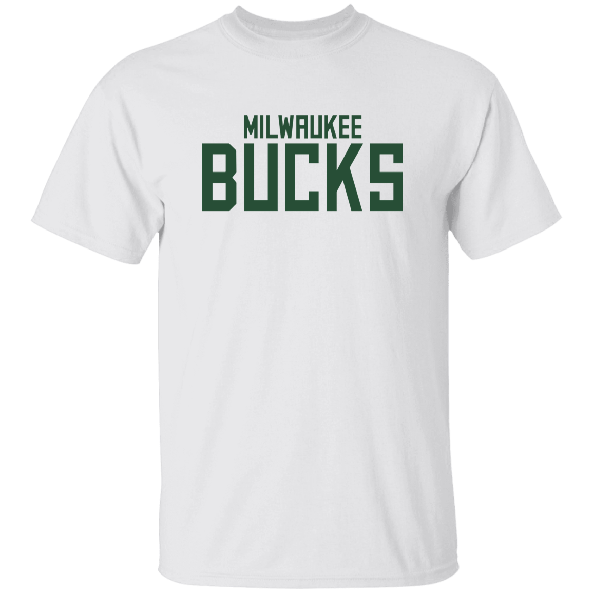 Milwaukee Bucks Wordmark Logo T-Shirt