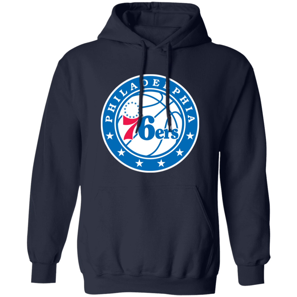 Philadelphia 76ers Sixers Logo Pullover Hoodie - Image 3