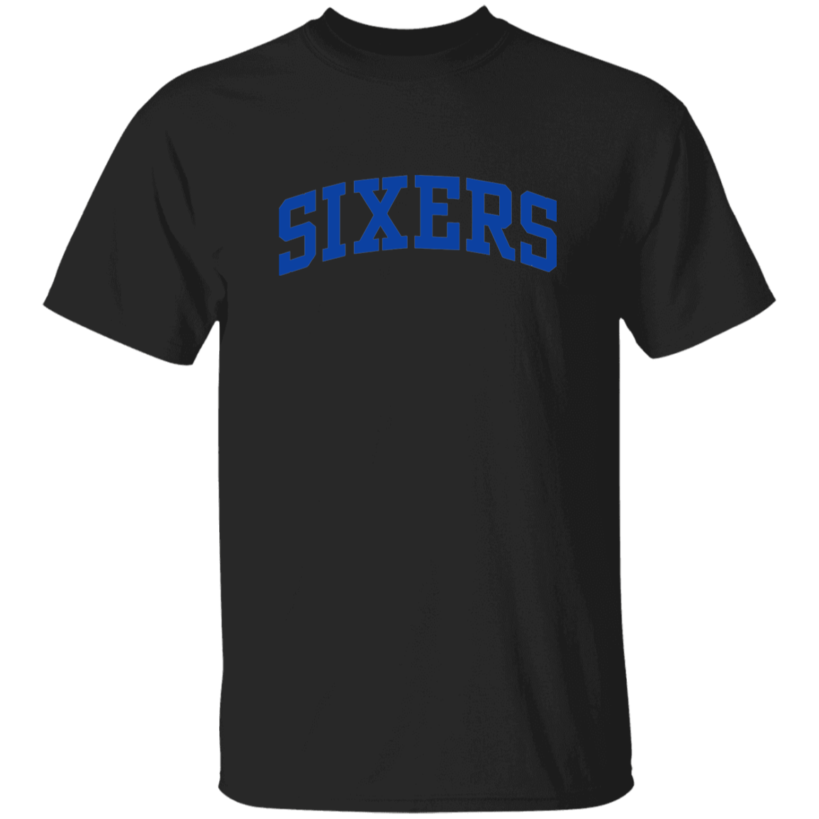 Philadelphia 76ers Sixers Wordmark Logo T-Shirt - Image 2