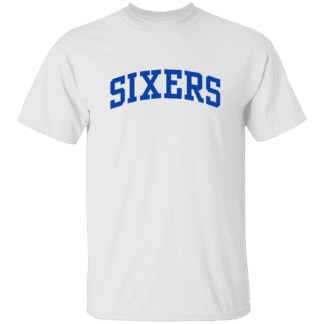 Philadelphia 76ers Sixers Wordmark Logo T-Shirt