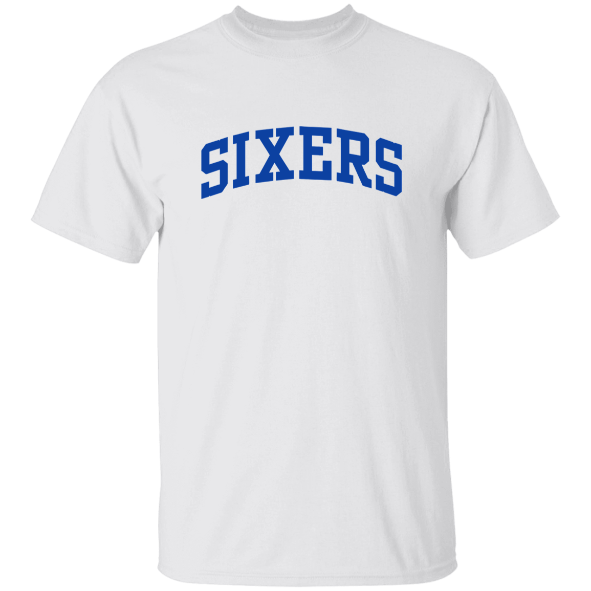 Philadelphia 76ers Sixers Wordmark Logo T-Shirt