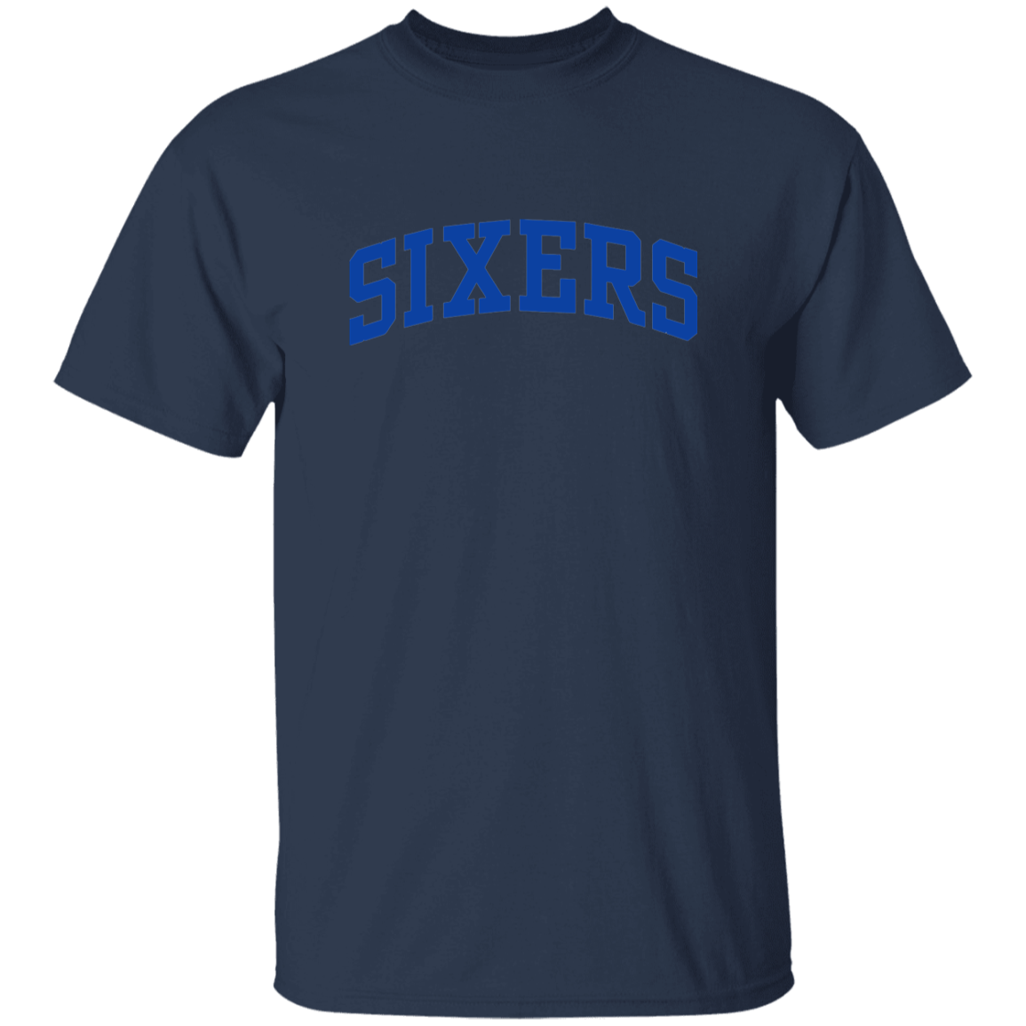 Philadelphia 76ers Sixers Wordmark Logo T-Shirt - Image 3