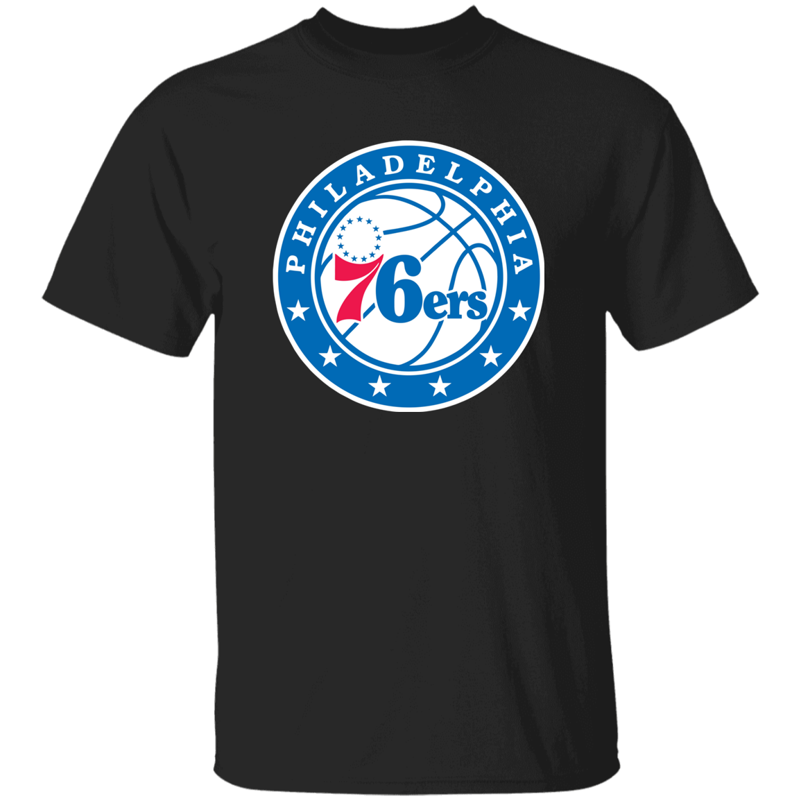 Philadelphia 76ers Sixers Logo T-Shirt - Image 2