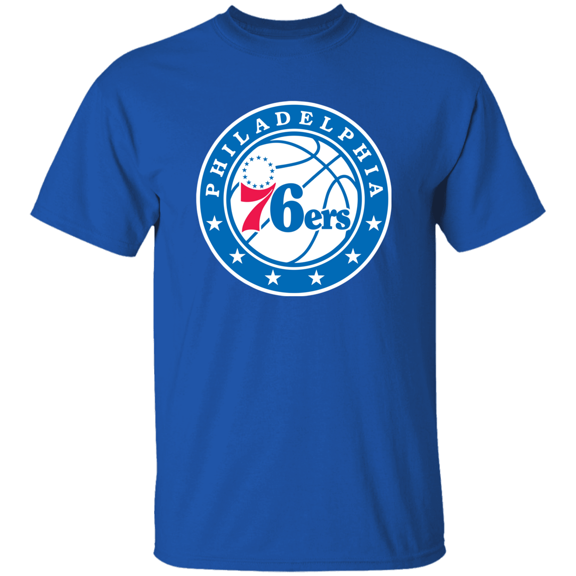 Philadelphia 76ers Sixers Logo T-Shirt - Image 5