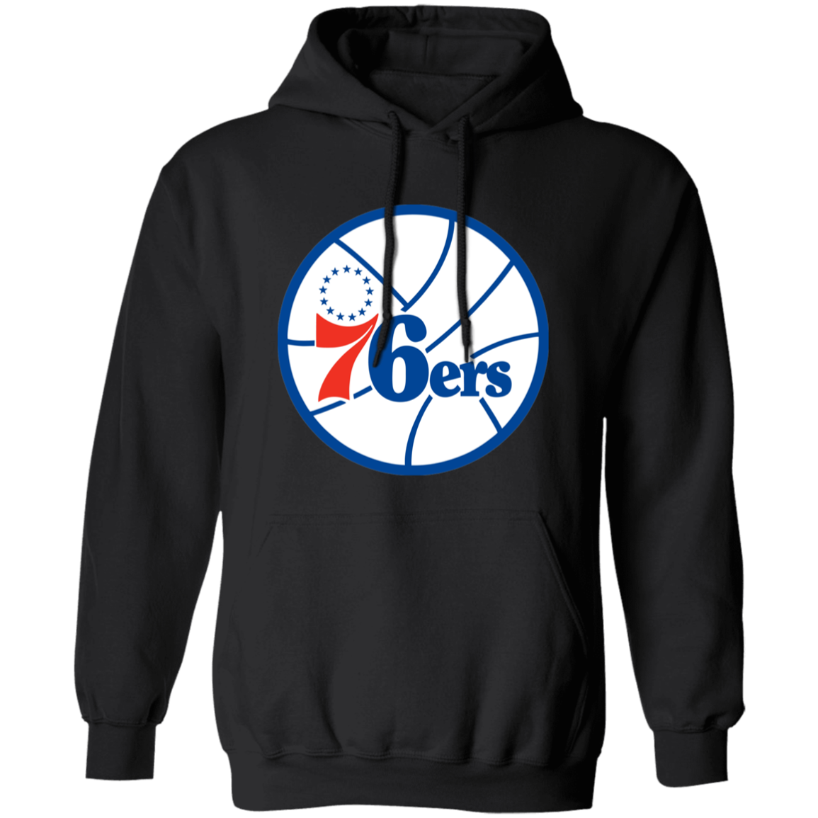 Philadelphia 76ers Sixers Old Logo Pullover Hoodie - Image 2