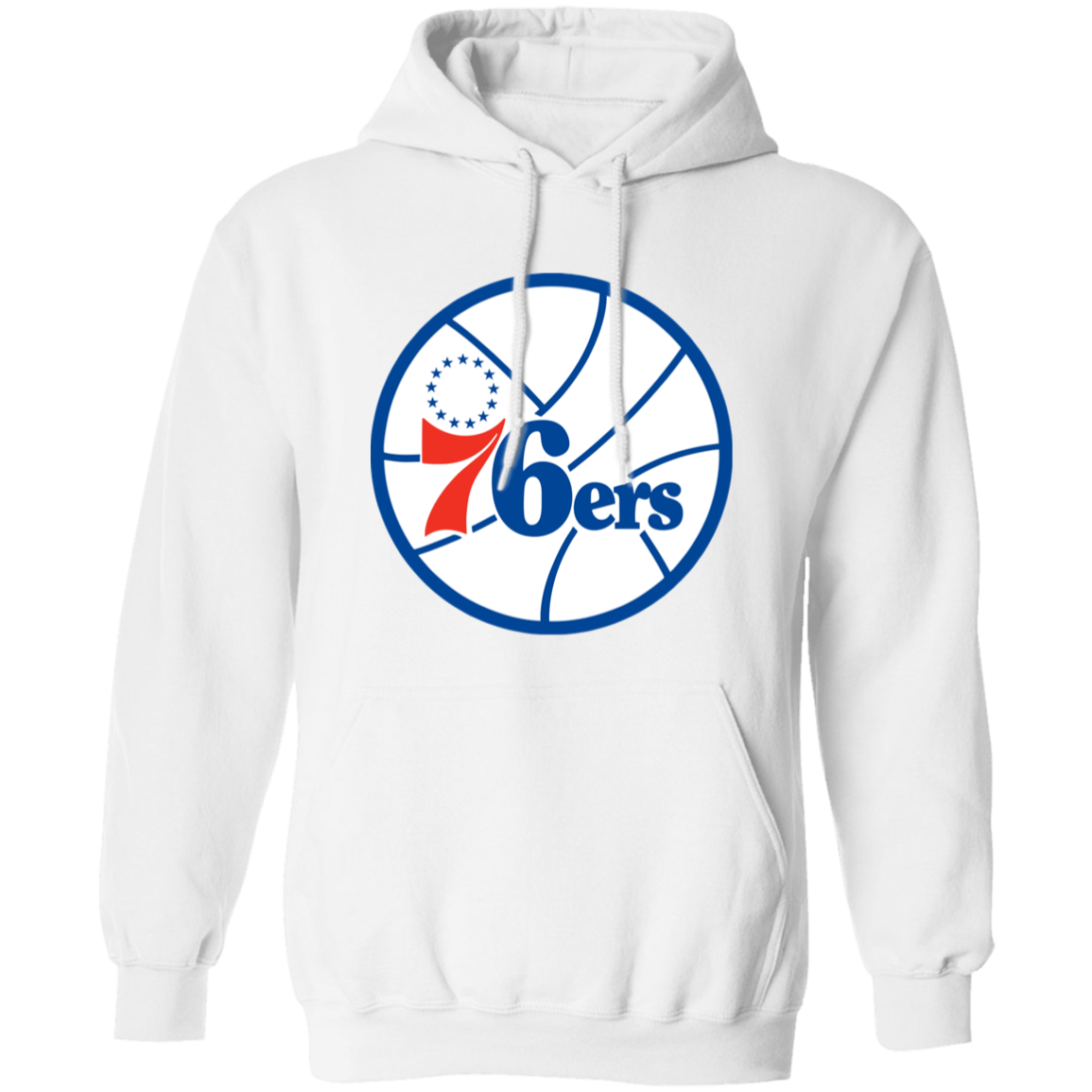 Philadelphia 76ers Sixers Old Logo Pullover Hoodie