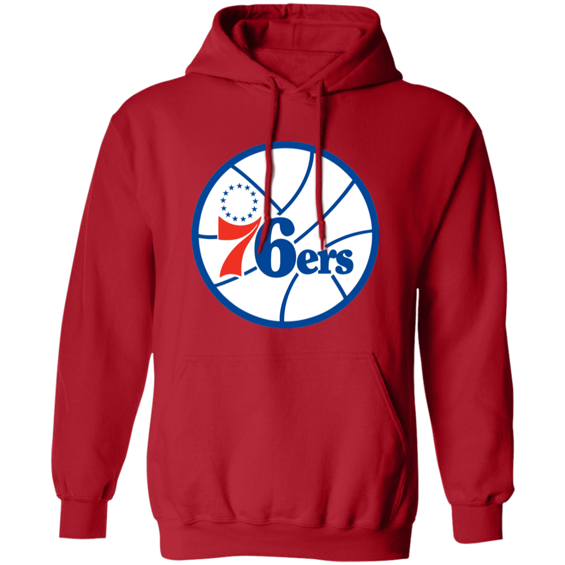 Philadelphia 76ers Sixers Old Logo Pullover Hoodie - Image 4
