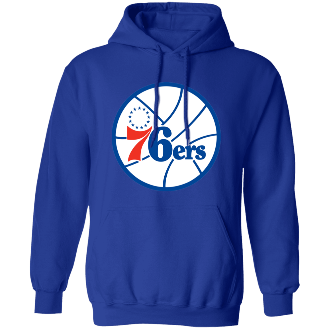 Philadelphia 76ers Sixers Old Logo Pullover Hoodie - Image 5