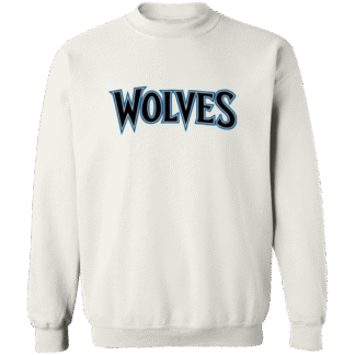 Minnesota Timberwolves Wordmark Logo Crewneck Sweatshirt