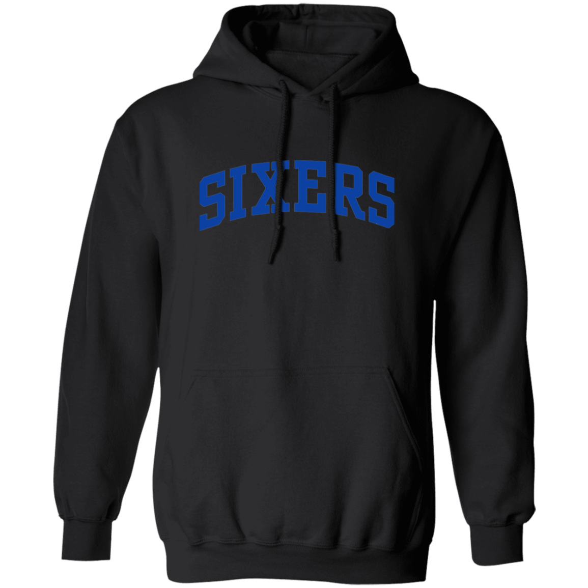Philadelphia 76ers Sixers Wordmark Logo Pullover Hoodie - Image 2