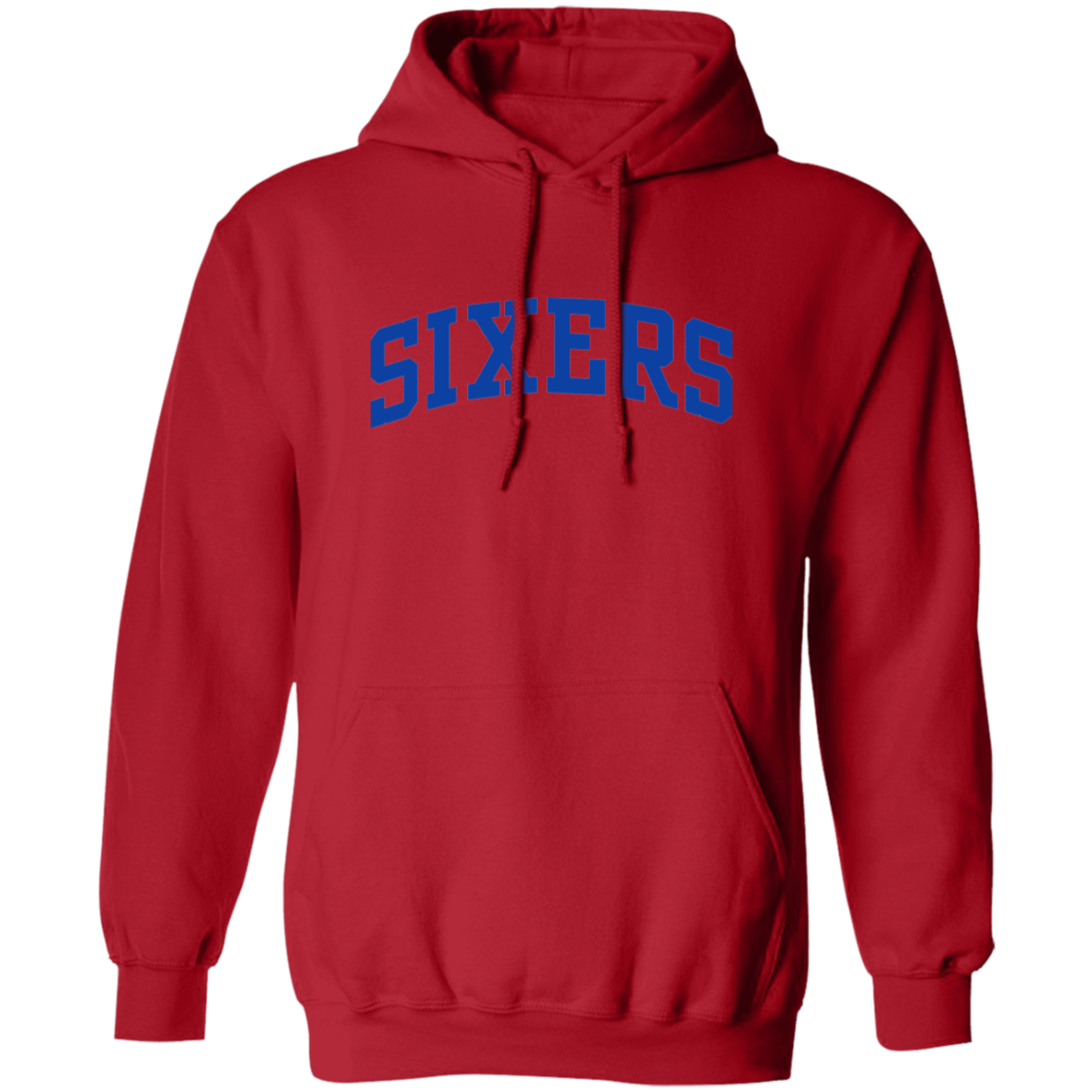 Philadelphia 76ers Sixers Wordmark Logo Pullover Hoodie - Image 4