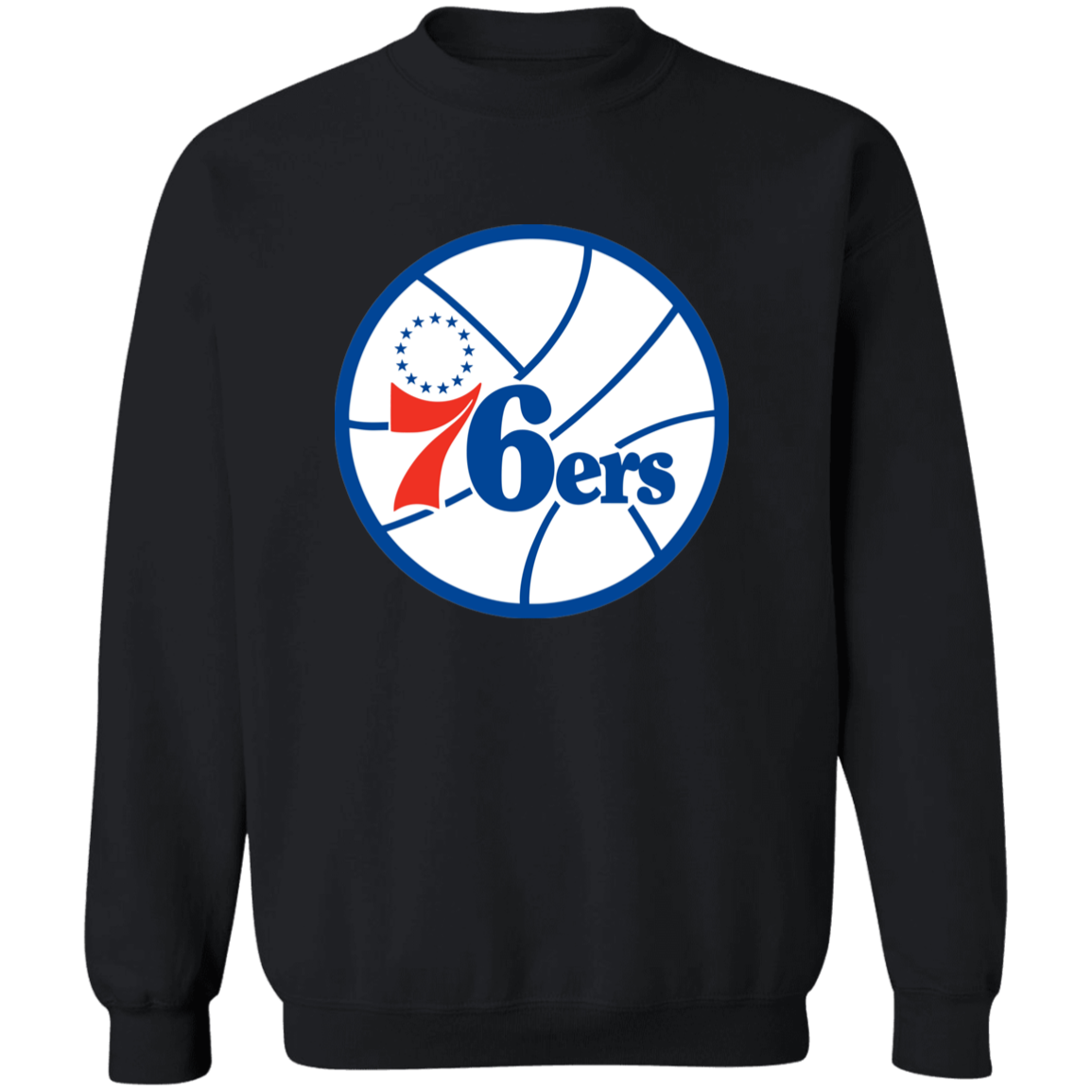 Philadelphia 76ers Sixers Old Logo Crewneck Sweatshirt - Image 2