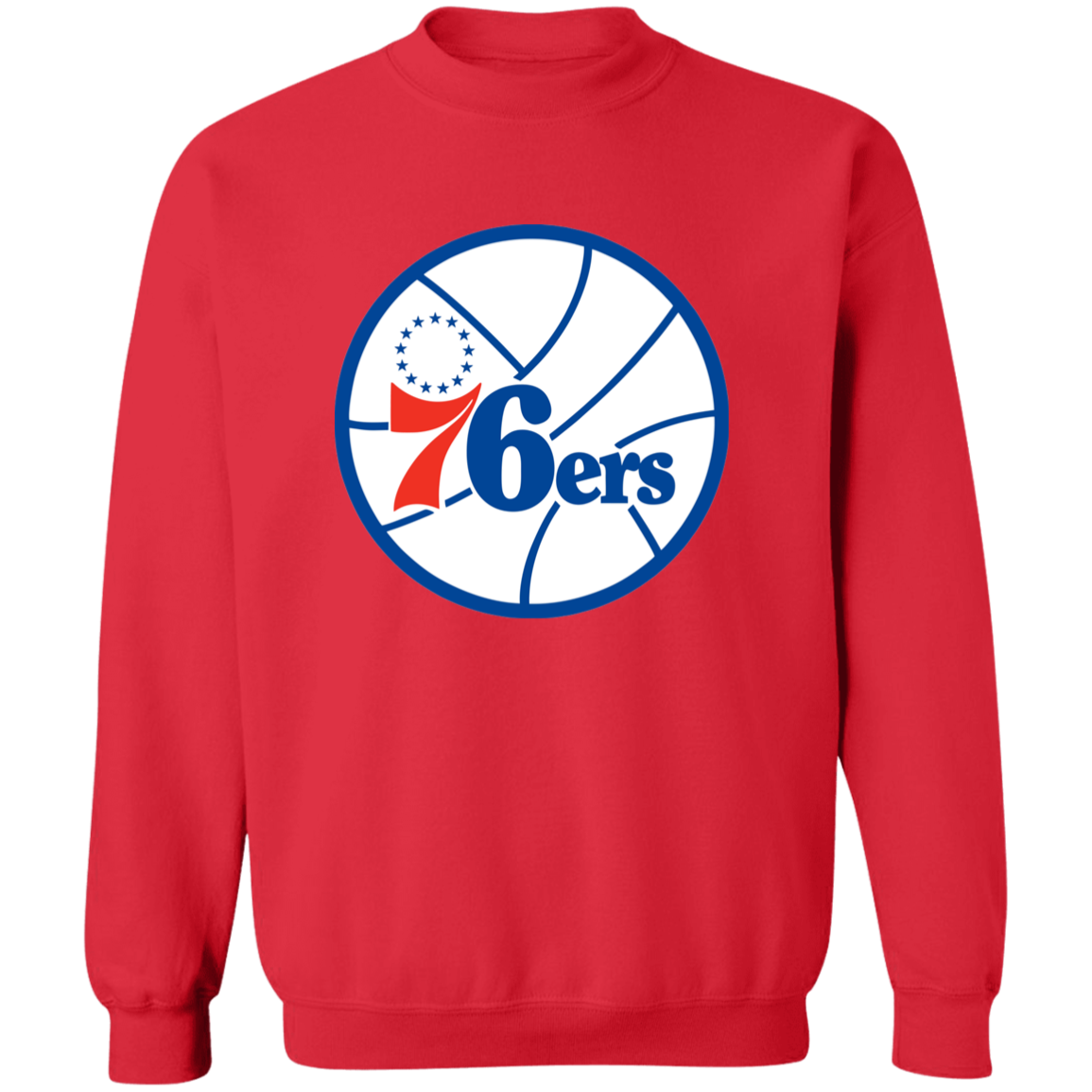 Philadelphia 76ers Sixers Old Logo Crewneck Sweatshirt - Image 3