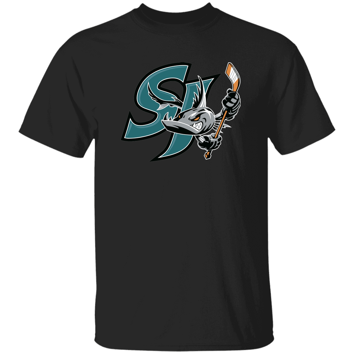 San Jose Barracuda Logo T-Shirt - Image 2