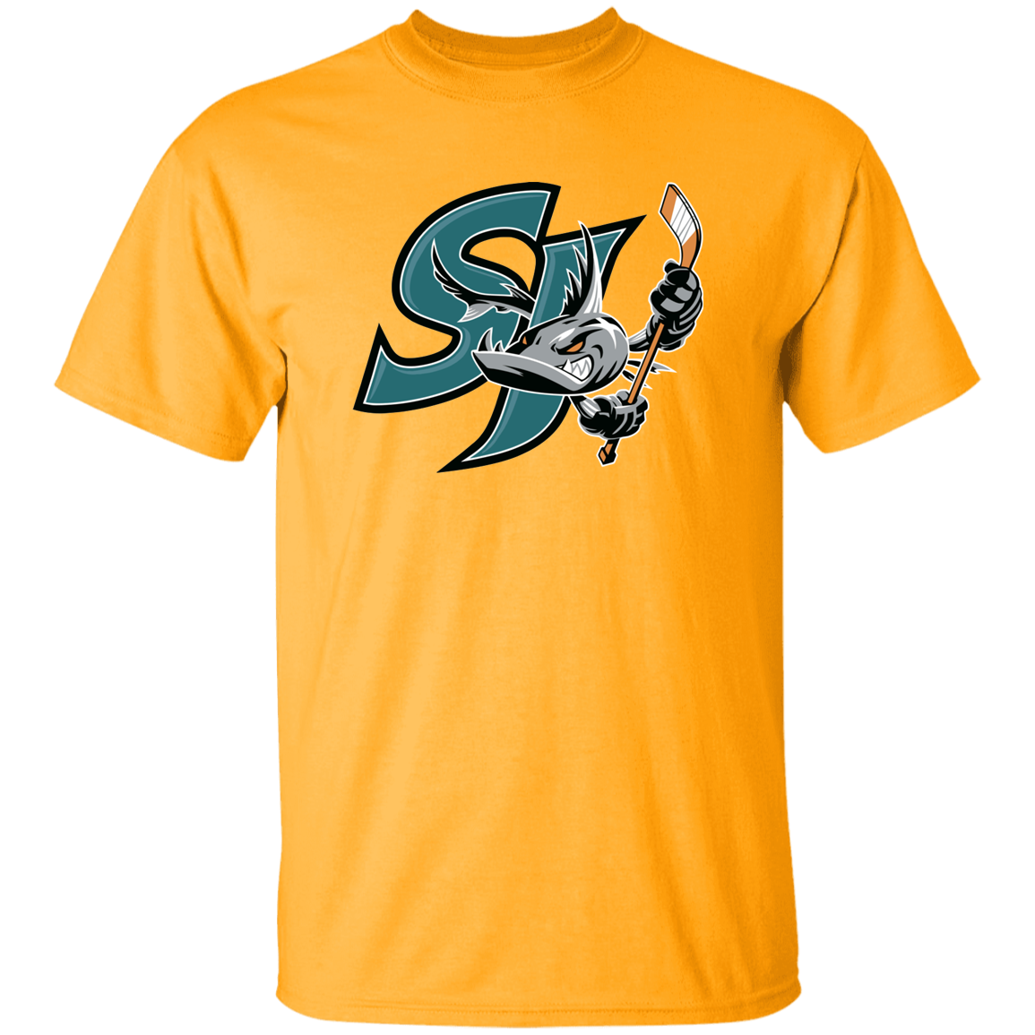 San Jose Barracuda Logo T-Shirt - Image 3