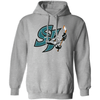 San Jose Barracuda Logo Pullover Hoodie