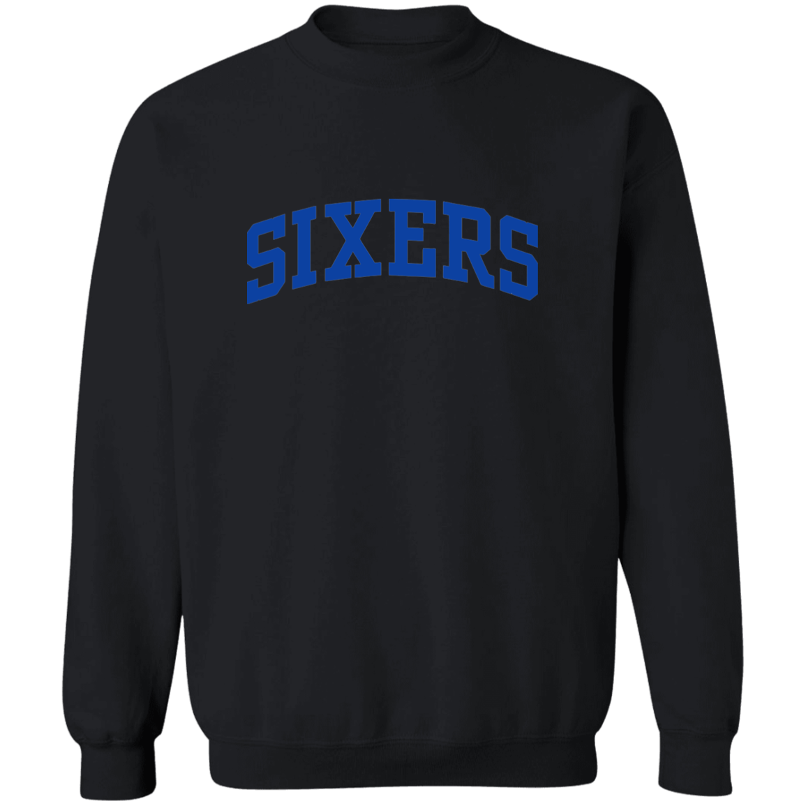 Philadelphia 76ers Sixers Wordmark Logo Crewneck Sweatshirt - Image 2