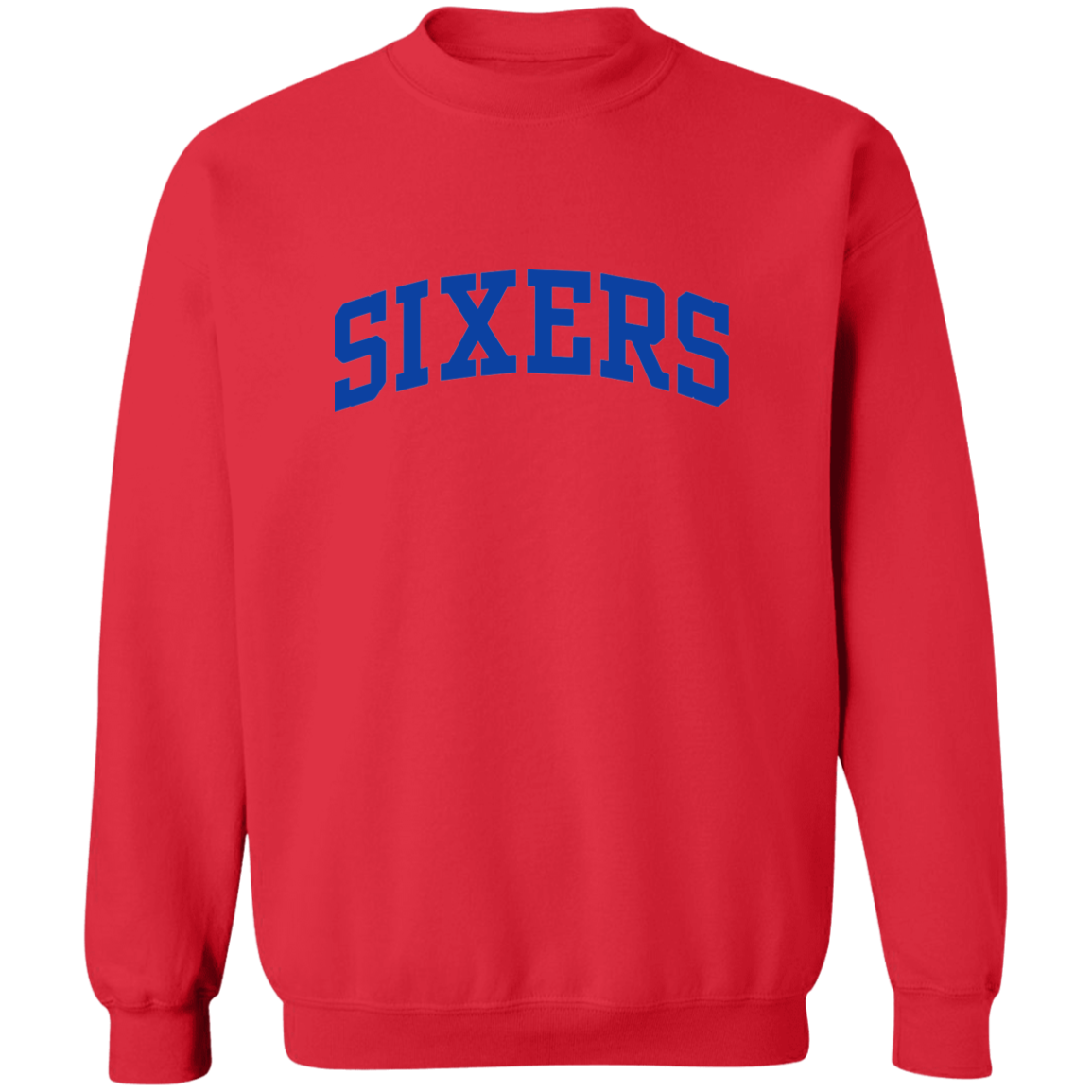 Philadelphia 76ers Sixers Wordmark Logo Crewneck Sweatshirt - Image 3