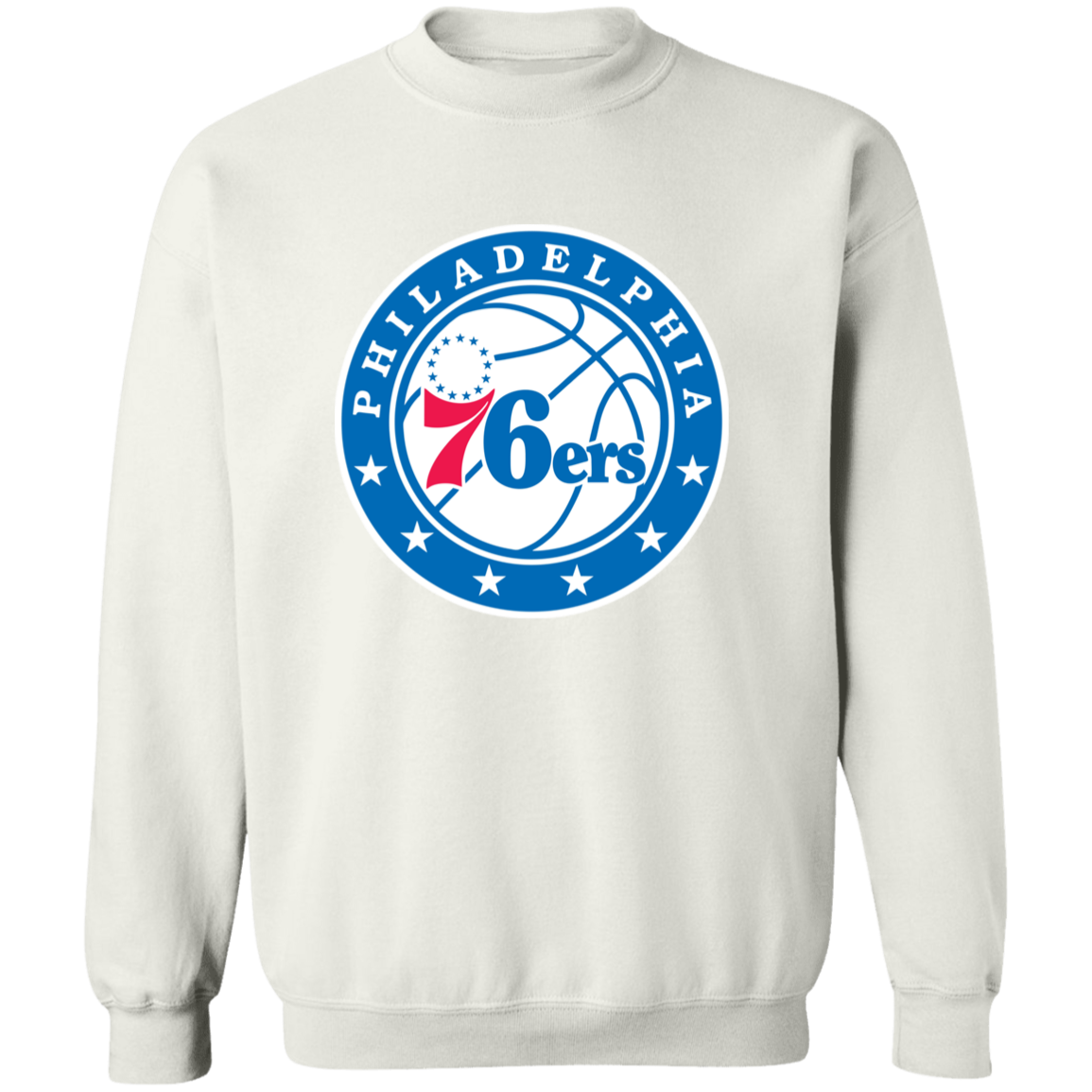 Philadelphia 76ers Sixers Logo Crewneck Sweatshirt