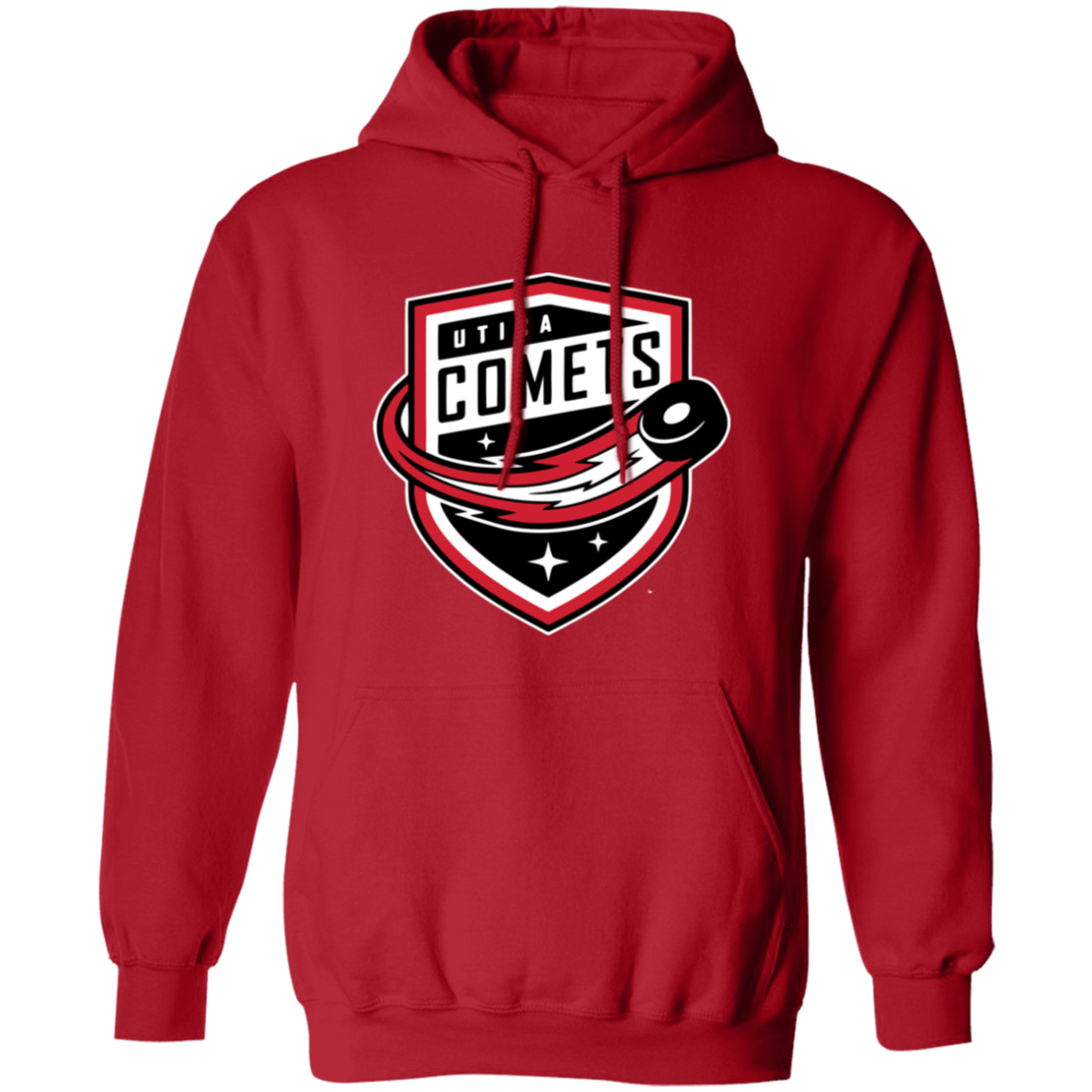 Utica Comets Logo Pullover Hoodie - Image 2
